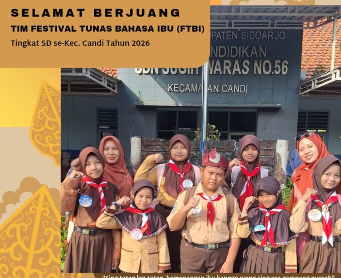 Melestarikan Budaya Lewat Suara Merdu: SDN Balongdowo Raih Juara 3 Lomba Nembang dalam FTBI se-Kecamatan Candi 2026