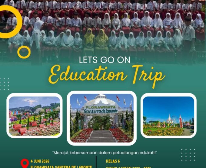 Ceria dan Edukatif! Keseruan Outing Class Kelas 6 SDN Balongdowo di Florawisata Santerra De Laponte