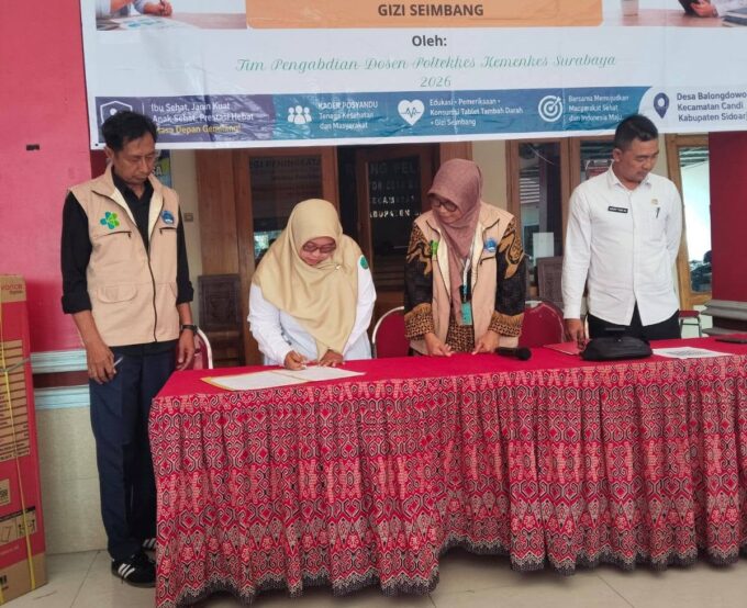 Jaga Kesehatan Anak: SDN Balongdowo Kolaborasi dengan Poltekkes Kemenkes Surabaya Gelar Pemeriksaan Anemia & Edukasi Gizi