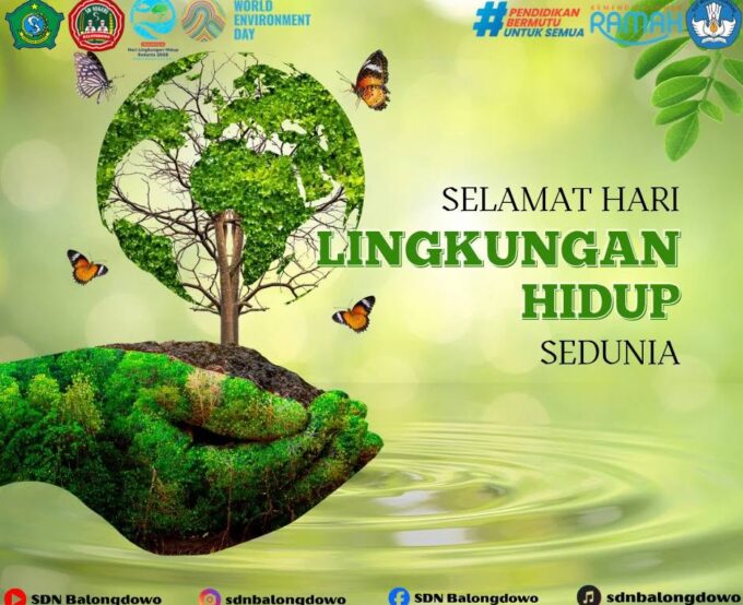 Hijaukan Sekolah! SDN Balongdowo Gelar Aksi Tanam Pohon Pucuk Merah dalam Rangka Hari Lingkungan Hidup Sedunia 2026