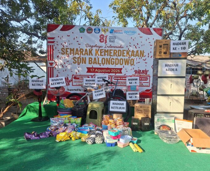 Semarak Kemerdekaan! SDN Balongdowo Sukses Gelar Jalan Sehat Memperingati HUT ke-81 RI